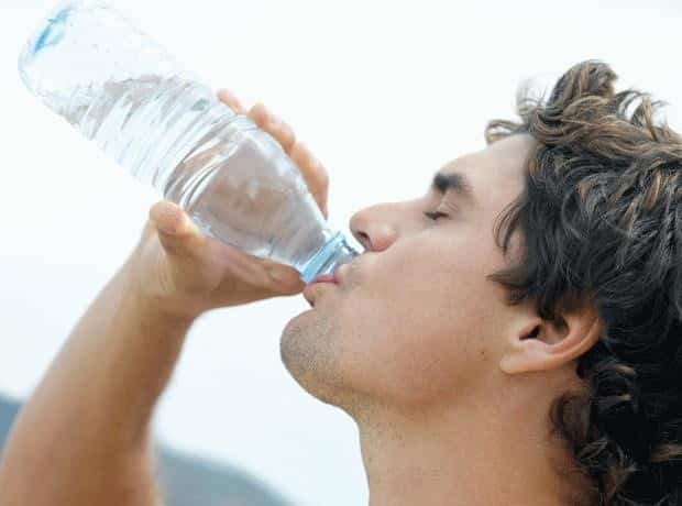 Water to help with bad breath